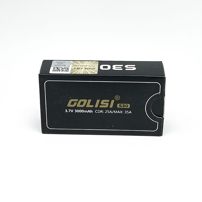 Golisi 18650er Akku Batterie mit 3000 mAh S30