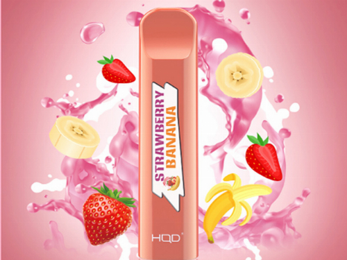 HQD Cuvie Strawberry-Banana Einweg E-Shisha ca. 300 Züge