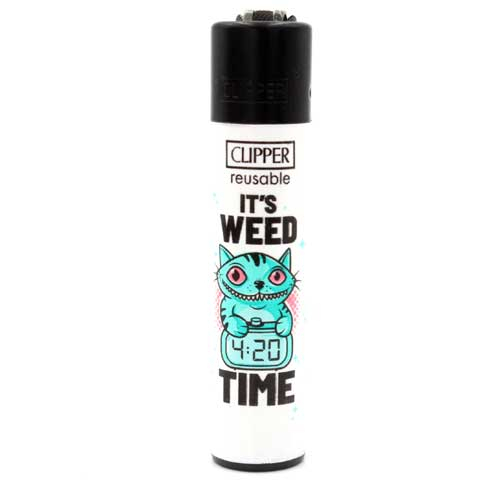 Clipper Feuerzeug Weed Slogan 5 3v4