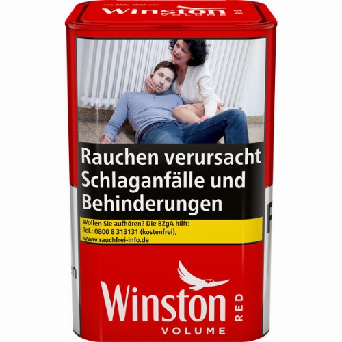 Winston Rot 85g Zigaretten Tabak mit Volumen