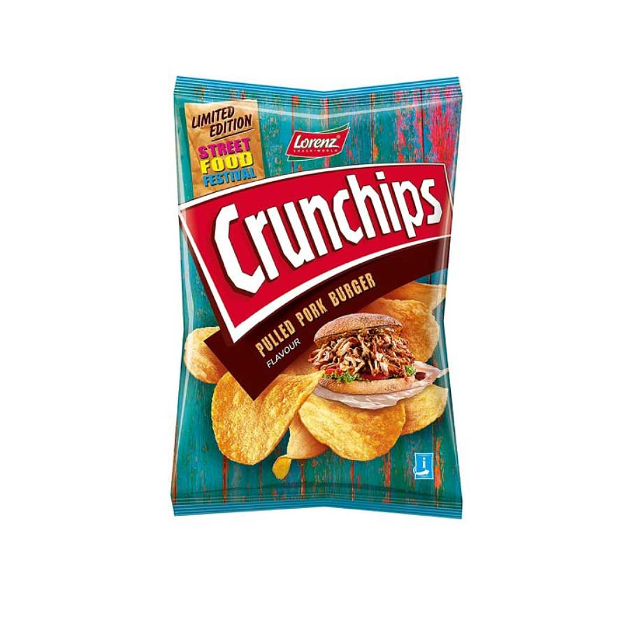 Lorenz Crunchips Pulled Pork 150g Chips Tüte