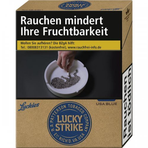 Einzelpackung Lucky Strike Authentic Blue (1x20)