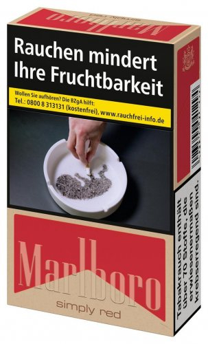 Marlboro Simply Red ohne Zusätze (10x20)