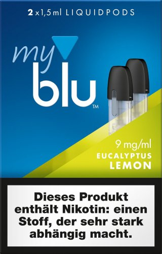 myblu Pods Eucalyptus Lemon 9 mg 2er Pack