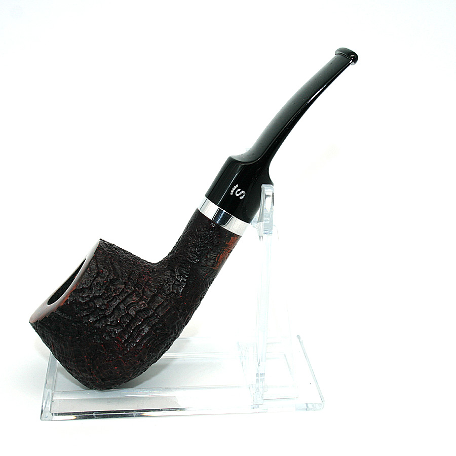 Stanwell Pfeife Relief Black 11/9 sandgestrahlt