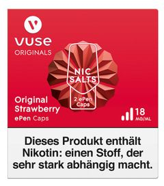 Vuse ePen 3 Caps vPro original strawberry 18mg Nikotin