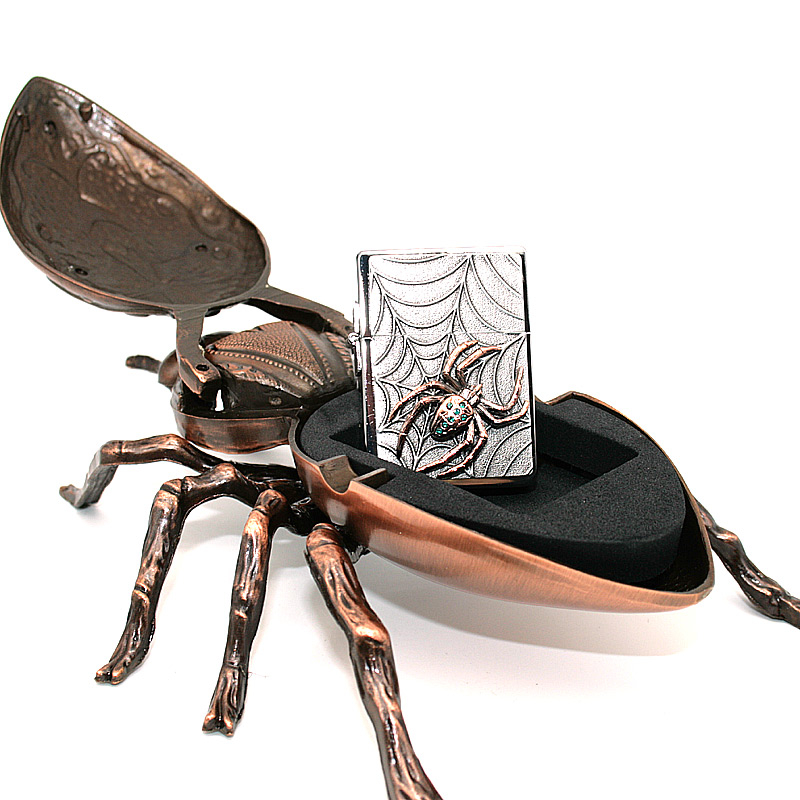 ZIPPO Feuerzeug Copper Spider 1935 Plakette - Limited Edition