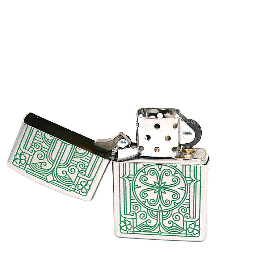 Zippo Feuerzeug Luck Design Linen Weave