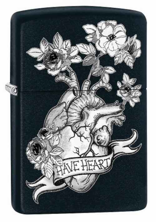 Zippo Feuerzeug Tattoo Heart Floral 