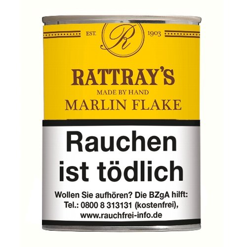 Rattray´s Pfeifentabak Marlin Flake 100g Dose