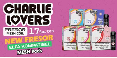 Charlie Lover Pods für Vaper und Dampfer